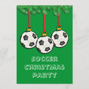 Weihnachtseinladungen für Fußball-Teams Einladung