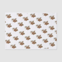 Weihnachtselch-Land-Seidenpapier