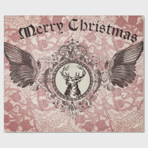 Weihnachtselche Decoupage Papier Geschenkpapier