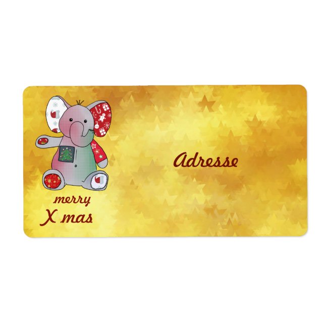 Weihnachtselefant  (Vorne)