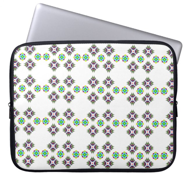 Weihnachtselektronik Laptopschutzhülle (Vorderseite)