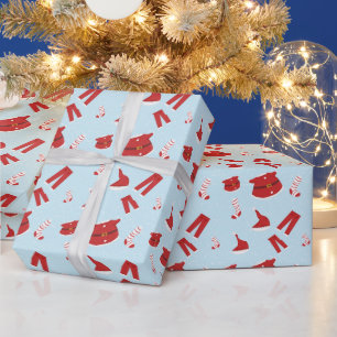 Weihnachtselemente - Das Umschlagpapier Geschenkpapier