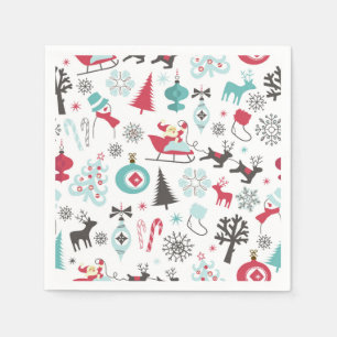 Weihnachtselemente Serviette