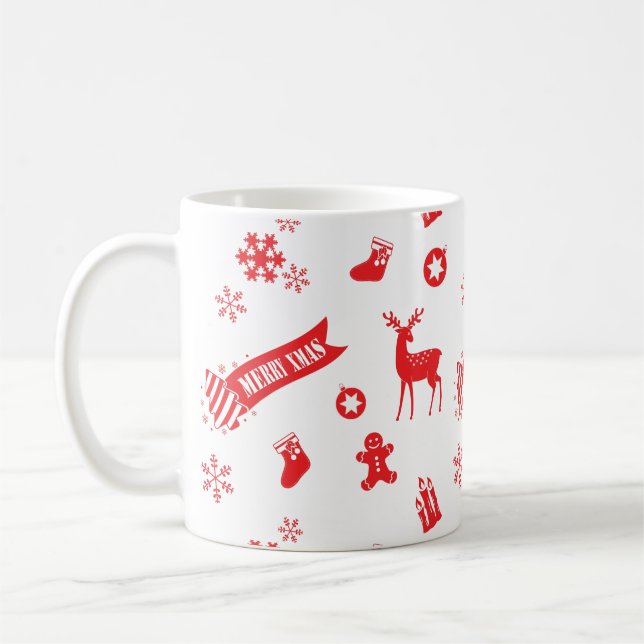Weihnachtselemente Tasse (Links)
