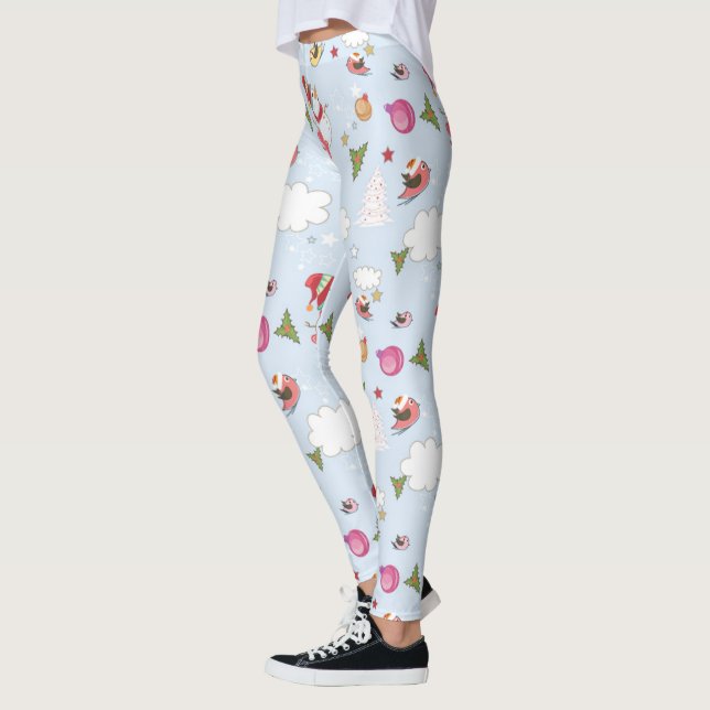 Weihnachtselementesnowman-Muster-Leggings Leggings (Links)