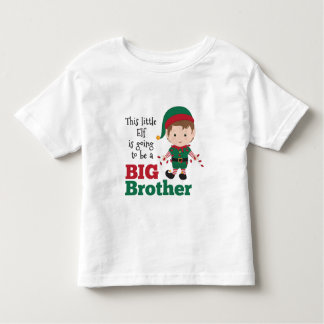 Weihnachtself Big Brother Ankündigung Kleinkind T-shirt