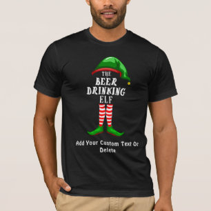 Weihnachtself Der Bier trinkende ELF T-Shirt