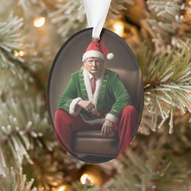 Weihnachtself Donald Trump Ornament (Baum)