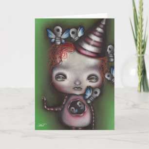 Weihnachtself Feiertagskarte