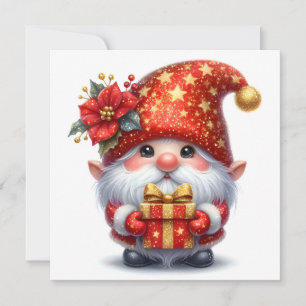Weihnachtself-Grußkarte