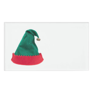 Weihnachtself-Hut Namenschild