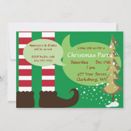 Weihnachtself-Party Einladung