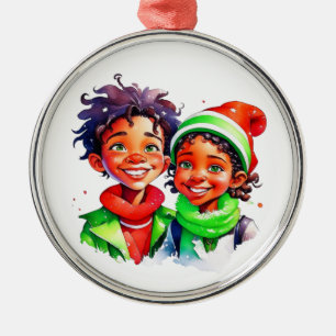 Weihnachtself Personalisiert Ornament Aus Metall