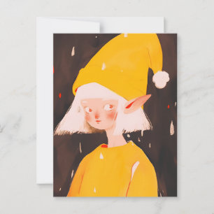 Weihnachtself Postkarte