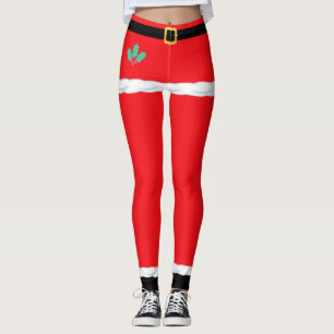 Weihnachtself Santa Claus Rot Leggings