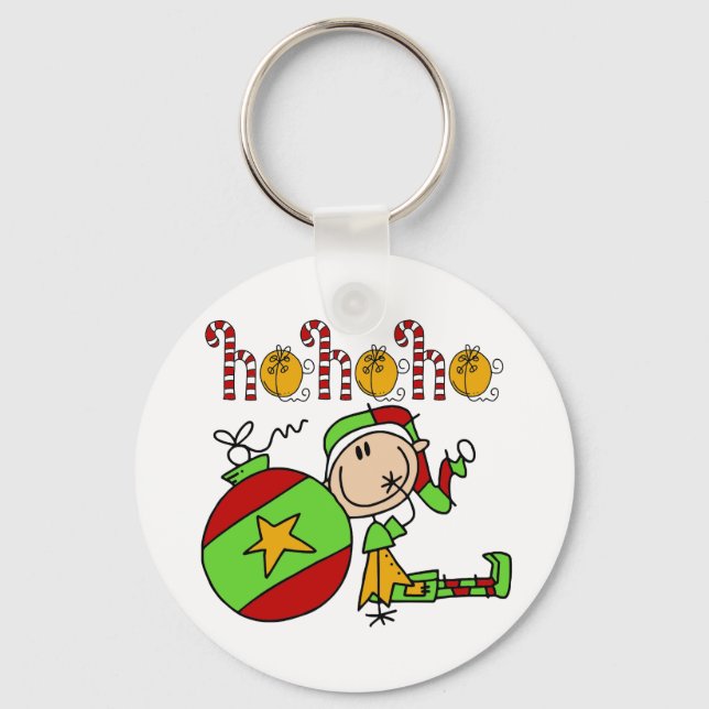Weihnachtself Schlüsselanhänger (Vorderseite)