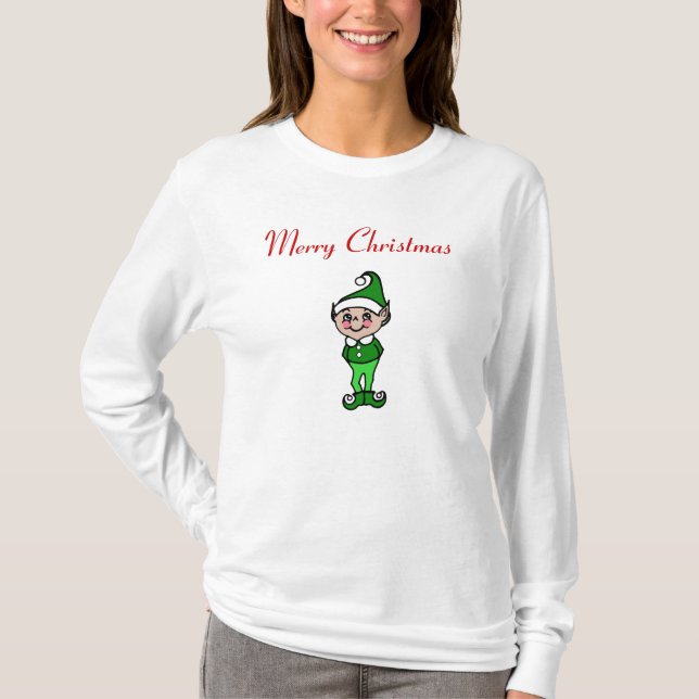 Weihnachtself-T - Shirt (Vorderseite)