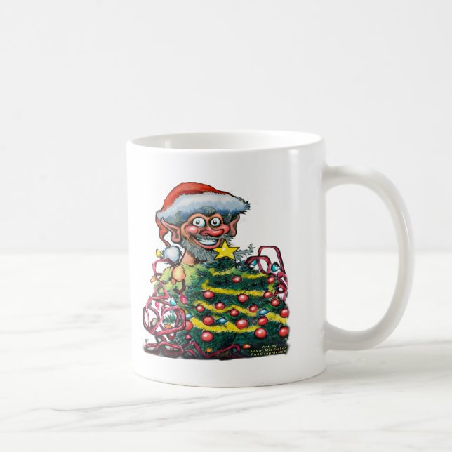 Weihnachtself Tasse (Rechts)