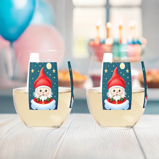 Weihnachtself Weinglas Ohne Stiel (Insitu (Baby Party))