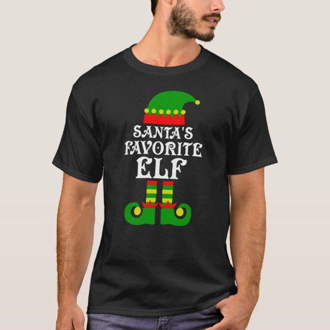 Weihnachtselfen der Lieblings-Elfen T-Shirt (Vorderseite)