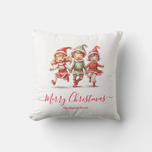 Weihnachtselfen Kissen