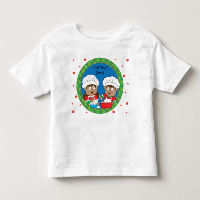 Weihnachtselfen Kleinkind T-shirt (Vorderseite)