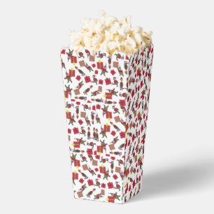 Weihnachtselfen-Popcornschachteln Geschenkschachtel