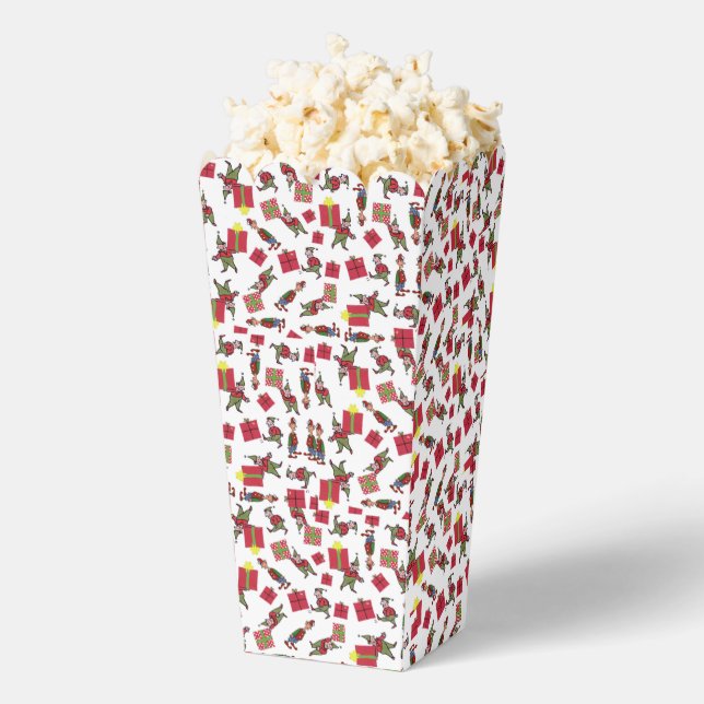 Weihnachtselfen-Popcornschachteln Geschenkschachtel (Geplatzt)