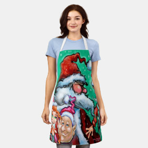 Weihnachtselfen und Weihnachtselfen Schürze