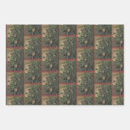 Weihnachtselfen Wrapping Paper Set 1 Geschenkpapier Set