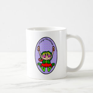 Weihnachtselve Kaffeetasse