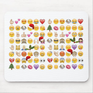 Weihnachtsemojis Mousepad