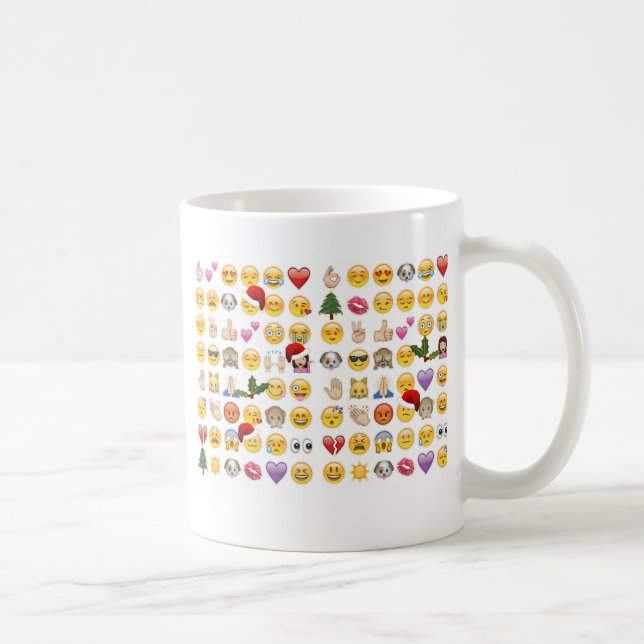 Weihnachtsemojis Tasse (Rechts)