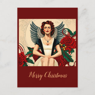 Weihnachtsengel 1940er Jahre Postkarte