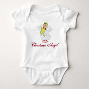 Weihnachtsengel Baby Strampler