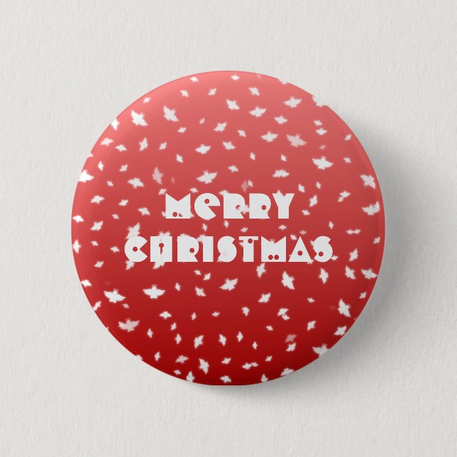 Weihnachtsengel Button (Vorderseite)