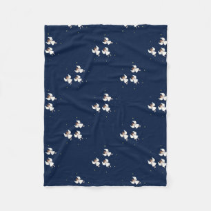 Weihnachtsengel Fleecedecke