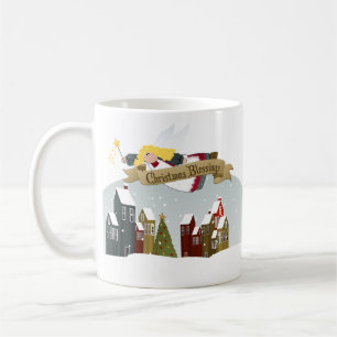 Weihnachtsengel - Frohe Botschaft, Weihnachtssegen Kaffeetasse
