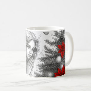 Weihnachtsengel kaffeetasse