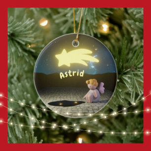 Weihnachtsengel Keramik Ornament
