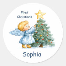 Weihnachtsengel Süß und Herzlich Personalisieren