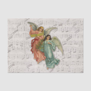 Weihnachtsengel viktorianisch christlich vintage G Seidenpapier