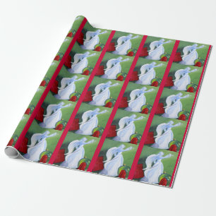 Weihnachtsengels-Packpapier Geschenkpapier