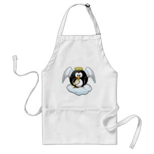 Weihnachtsengels-Pinguin Schürze