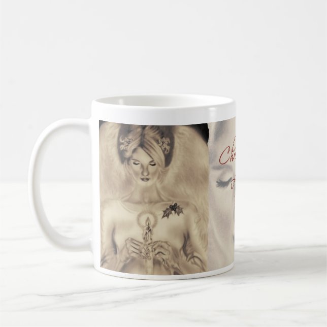 Weihnachtsengels-Tasse Tasse (Links)