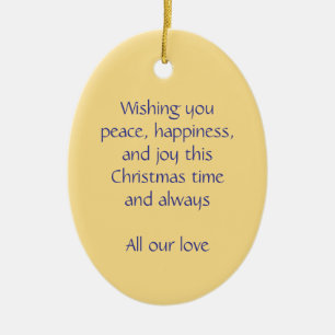 Weihnachtsengelsfrieden, Glück und Freudenschmuck Keramikornament