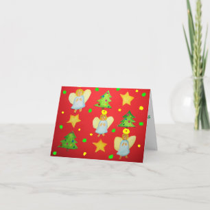 Weihnachtsengelskarte Feiertagskarte