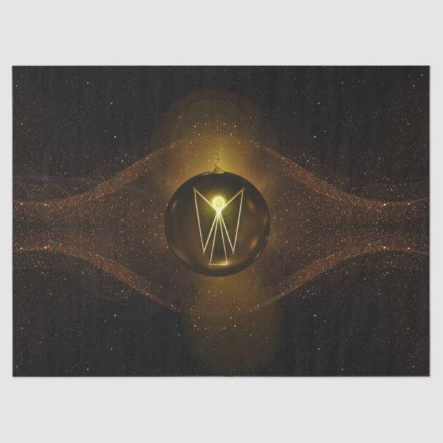 Weihnachtsenlegepapier Seidenpapier (Vorderseite)