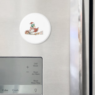 Weihnachtsente-Lesebuch für gemütliche Feiertagsle Magnet