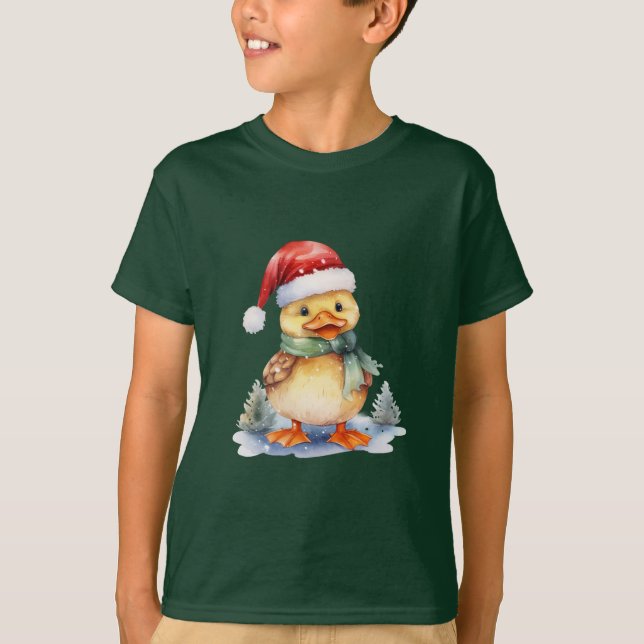 Weihnachtsente T-Shirt (Vorderseite)